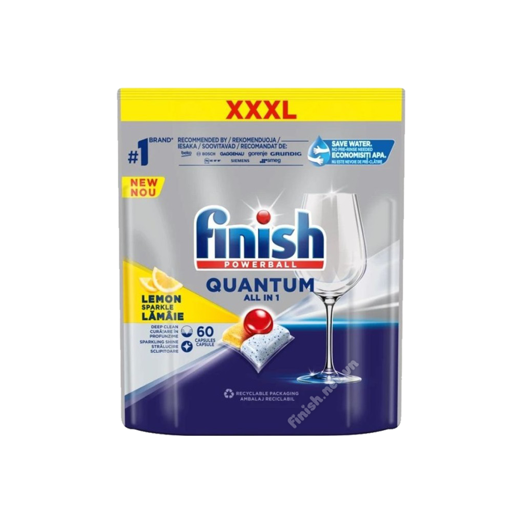 Viên rửa bát Finish QUantum All in one 12in1