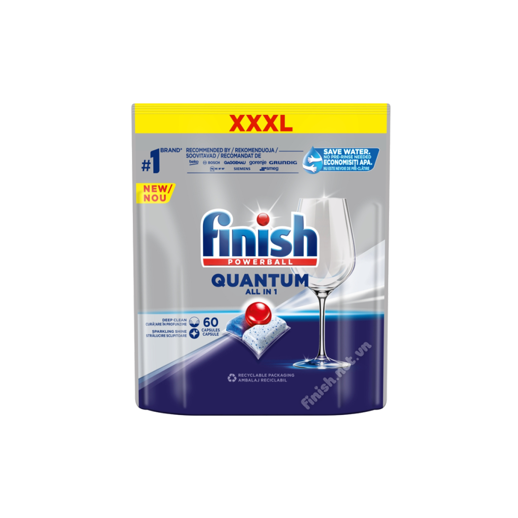 Viên rủa bát Finish Quantum All in one 12in1