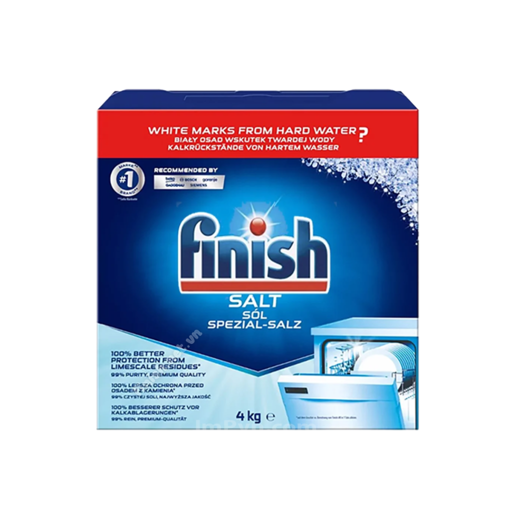muối rửa bát muối làm mềm nước cho máy rửa bát finish 4kg