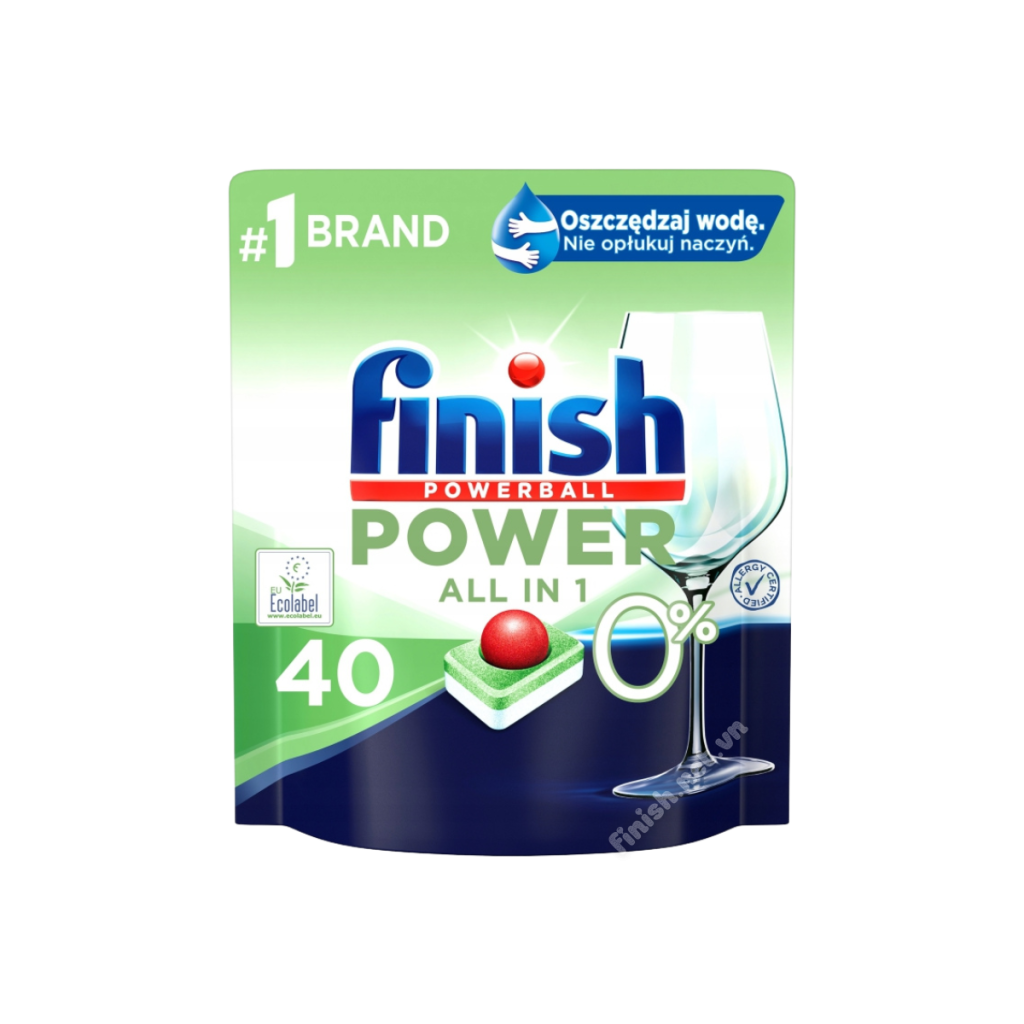viên rửa bát hữu cơ Finish Powerball all in one 10in1