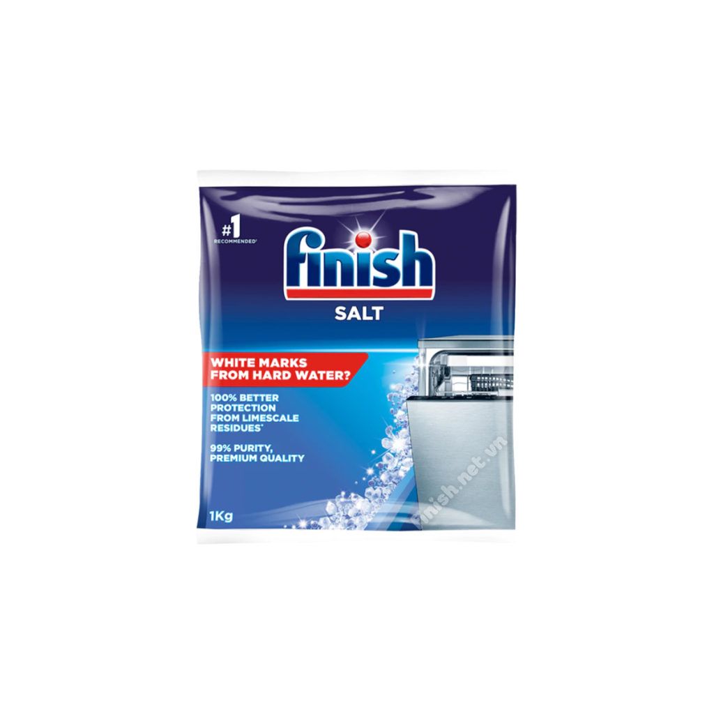 muối rửa bát muối làm mềm nước finish 1kg