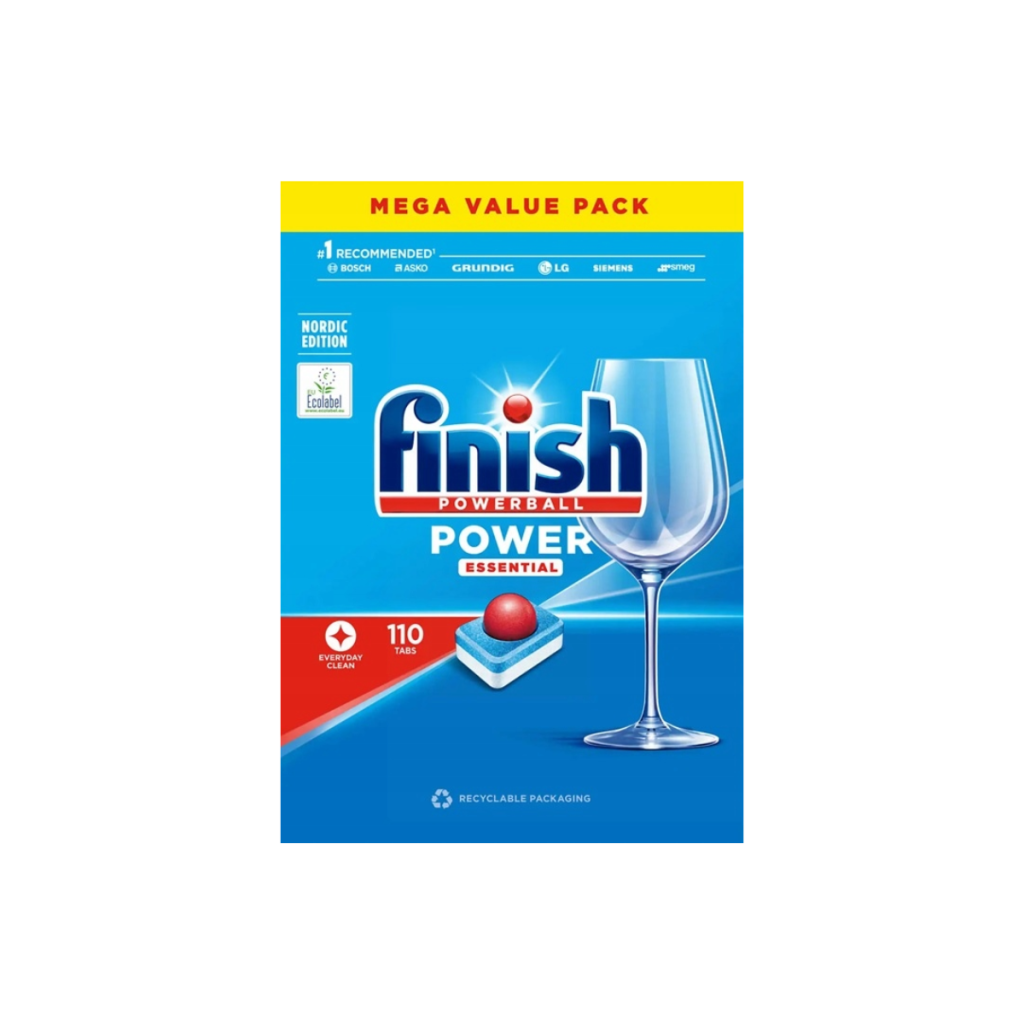 Viên rửa bát finish imp chính hãng Finish Power essential